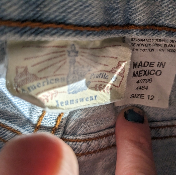 American Profile Jeans size 12 - Picture 4 of 4